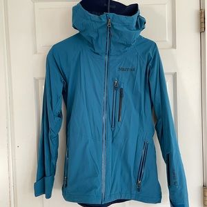 Marmot ski jacket. Snow skirt. Light insulation.